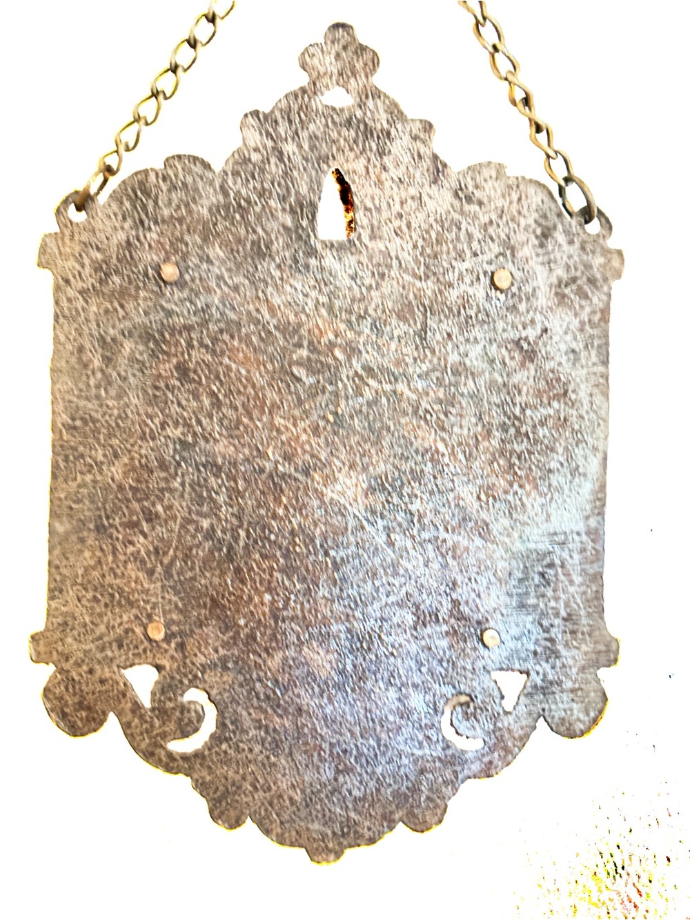 Vintage Judaica Ten Commandments Wall Plaque Attributed Hen Holon Israel - Picture 10 of 16